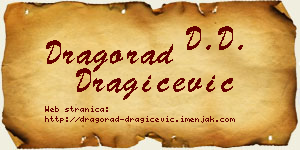 Dragorad Dragičević vizit kartica